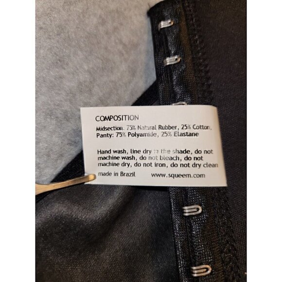 Squeem 26SB Sexy Body High Waist Mid Thigh Shaping Short Black Size 6 - Picture 6 of 7